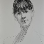 Portrait Drawing Study, Copyright 2012 Rebecca McClure. Available for Purchase.